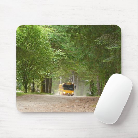 Big Yellow School Bus Muismat (Met muis)