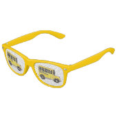 Big Yellow School Bus Party Shades Kinder Zonnebril (Gekanteld)