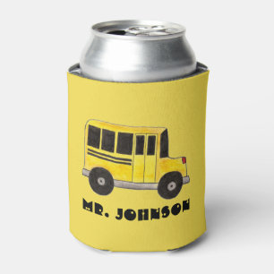 Big Yellow School Bus Personeelsrijdend busbestuur Blikjeskoeler