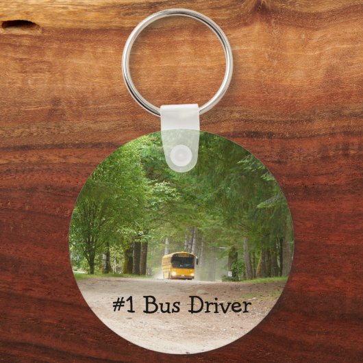 Big Yellow School Bus Sleutelhanger (Voorkant)