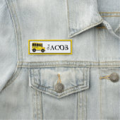 Big Yellow School Bus Teacher Driver Education Naamplaatje (In situ)