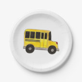 Big Yellow School Bus Teacher Driver Education Papieren Bordje (Voorkant)