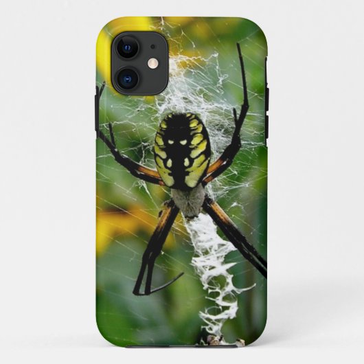 Big Yellow Spider iPhone 5 Hoesje (Achterkant)