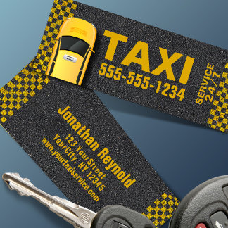 Big Yellow Taxi Phone Number 24/7 Service Mini Visitekaartje