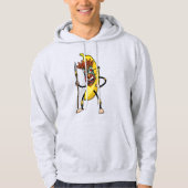 Big Yellow Tribal Masked Banana Hoodie (Voorkant)