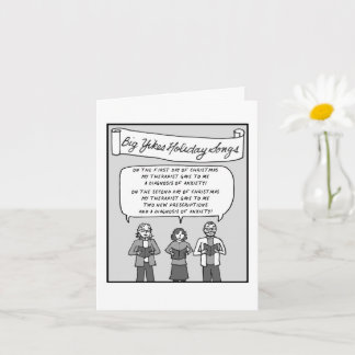 Big Yikes Holiday Card: 12 dagen Kerstmis Kaart