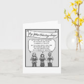 Big Yikes Kerstkaart: 12 Dagen Kerst Kaart (Gele Bloem)