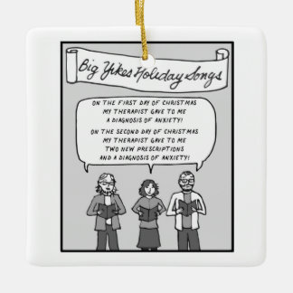 Big Yikes Ornament: 12 dagen Kerstmis Keramisch Ornament