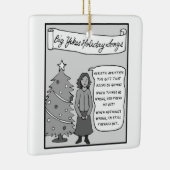 Big Yikes Ornament: O Tannenbaum Keramisch Ornament (Rechts)