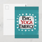 Big Yoga Energie Briefkaart (Voorkant / Achterkant)