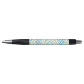 Big Zag Chevron in Green and Aqua Pen (Voorkant)