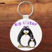 Big zus Penguin Sleutelhanger (Voorkant)