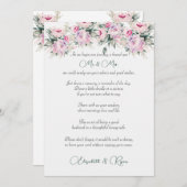 Bigadvies wil roze volken advieskaart (Voorkant / Achterkant)