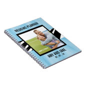 Biganner notebook Foto Zebra blauw Notitieboek (Rechterzijde)