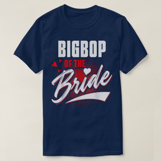 Bigbop van de Bigbop van de bruidridder T-shirt (Design voorkant)