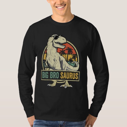 Bigbrosaurus Rex Dinosaur Big Bro Saurus Brother F T-shirt (Voorkant)