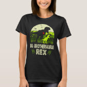 Bigbrosaurus Rex Dinosaur Big Bro Saurus Brother F T-shirt (Voorkant)