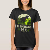 Bigbrosaurus Rex Dinosaur Big Bro Saurus Brother F T-shirt (Voorkant)