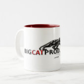 BIGCATPRODUCTIE-LOGO TWEEKLEURIGE KOFFIEMOK (Voorkant links)