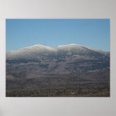 Bigelow "Indian Maiden" Mountain Range, Maine Poster (Voorkant)