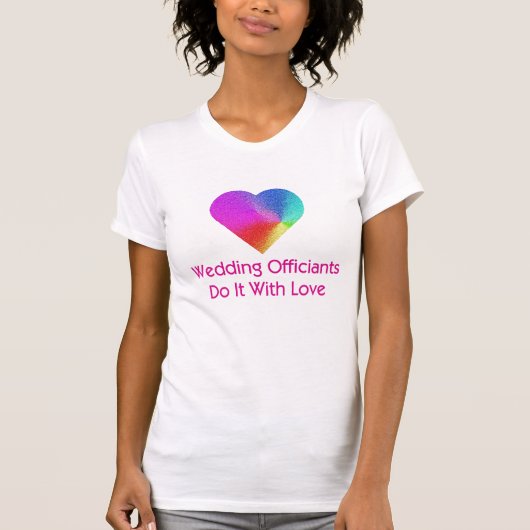 Bigende ambtenaren doen het met liefde t-shirt (Voorkant)