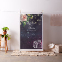Bigende foto Achtergrond Chic Floral Mason Jar