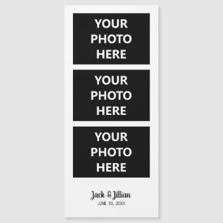 Bigende Foto Booth Foto Strip Custom Text Magnet