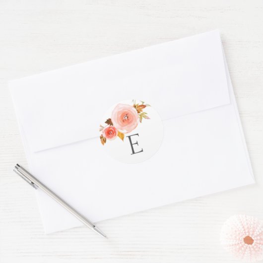 Bigende monogram zegels / blozen (Envelop)