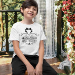 Bigende Ring Bearer Black Tuxedo Stropdas White T-shirt<br><div class="desc">Bigende Ring Bearer Black Tuxedo Stropdas White T-Shirt</div>