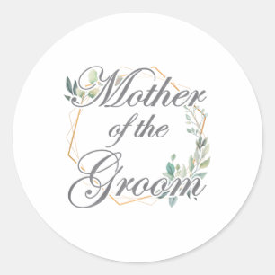 Bigende Vrijgezellenfeest Bride moeder van de Groo Ronde Sticker