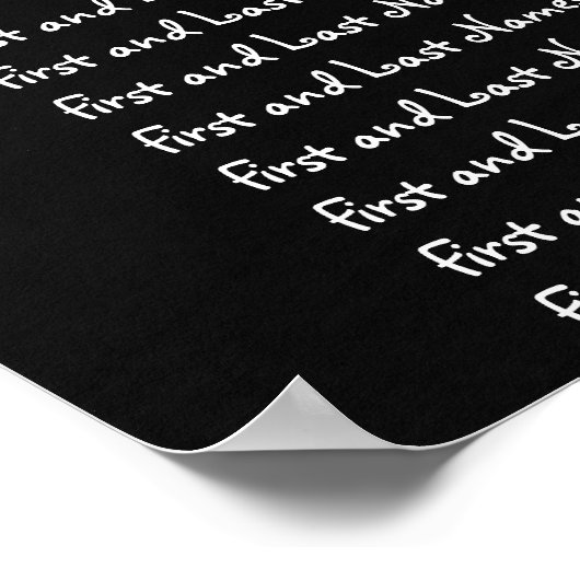 Bigende zegenkaart Bride Groom Bridal Paars Poster (Hoek)