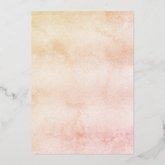 Bigende zonnebloemen pampas grasbloem herfst folie uitnodiging (Achterkant)