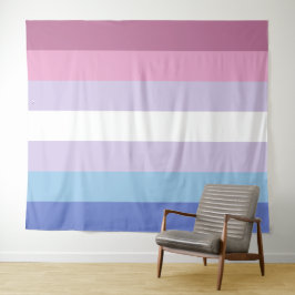 Bigender Flag Extra Grote LHBT Wandkleed