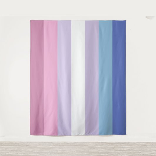 Bigender Flag Extra Grote LHBT Wandkleed (Voorkant)