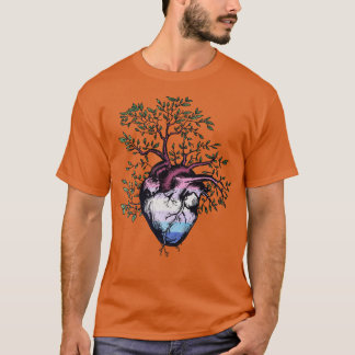 Bigender Heart Tree of Life T-shirt