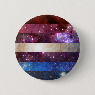 Bigender nebula flag pin ronde button 5,7 cm