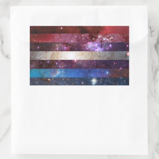 Bigender nevel vlag stickers (Tas)
