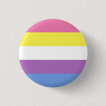 Bigender Pride Button (geel)