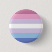 Bigender Pride Button (Licht Paars) (Voorkant)