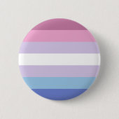 Bigender Pride Flag Keramik Ronde Button 5,7 Cm (Voorkant)