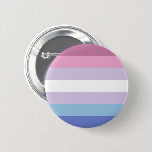 Bigender Pride Flag Keramik Ronde Button 5,7 Cm (Voorkant /achterkant)