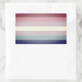 Bigender Pride Rechthoekige Sticker (Tas)