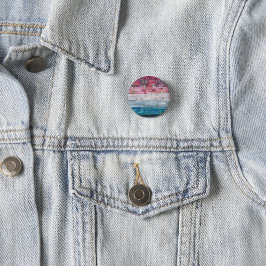 Bigender Pride Ronde Button 3,2 Cm (In situ)