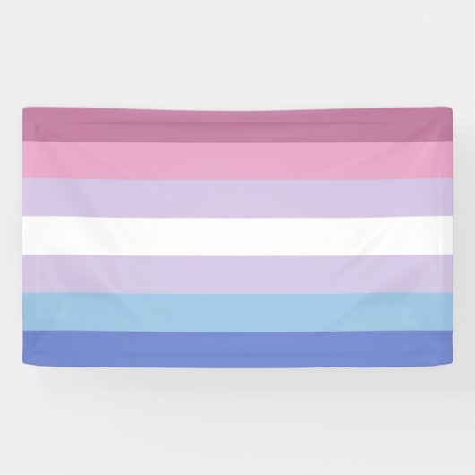 Bigender Pride Spandoek (Horizontaal)