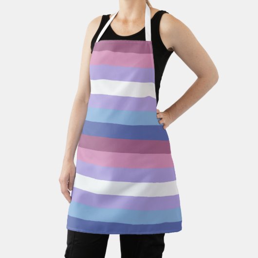 Bigender Pride, Striped Print, LGBTQ Pride Schort (Insitu)