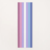 Bigender Pride, Striped Print, LGBTQ Pride Yogamat (Voorkant)