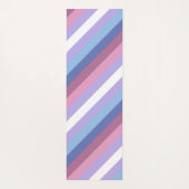 Bigender Pride, Striped Print, LGBTQ Pride Yogamat (Achterkant)