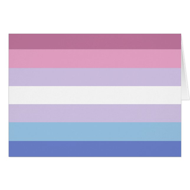 Bigender Pride-vlag (Voorkant Horizontaal)