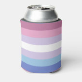 Bigender Pride-vlag Blikjeskoeler (Blikje Achterkant)