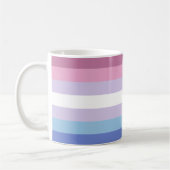 Bigender Pride-vlag Koffiemok (Links)